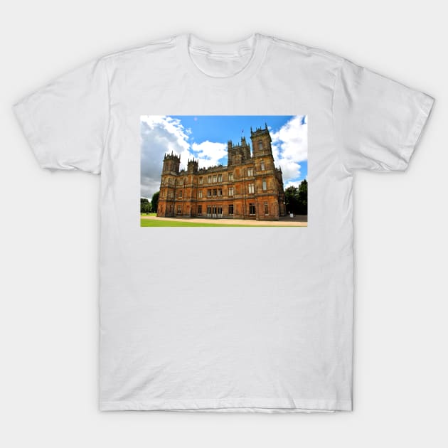 Highclere Castle Downton Abbey England UK T-Shirt by Andy Evans Photos